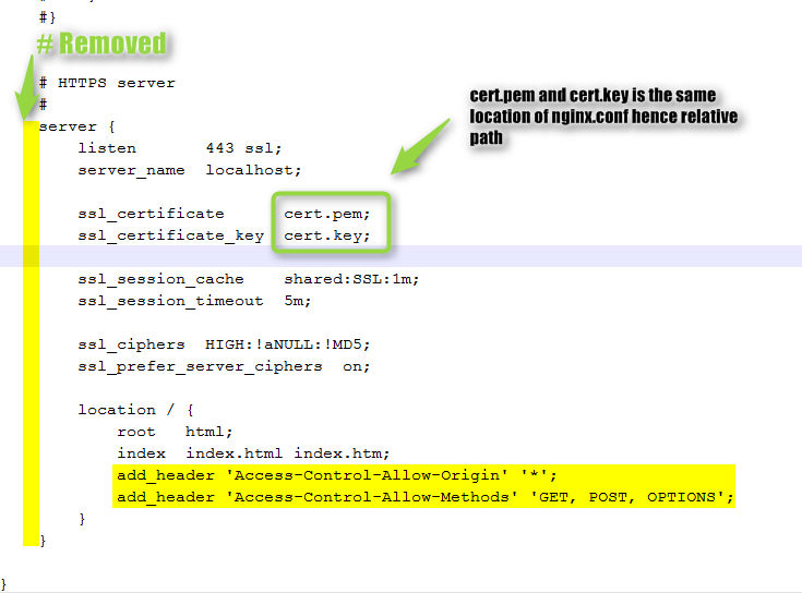 nginx.conf file after changes nginx.conf file after changes