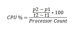 CPU Utilization Formula CPU Utilization Formula